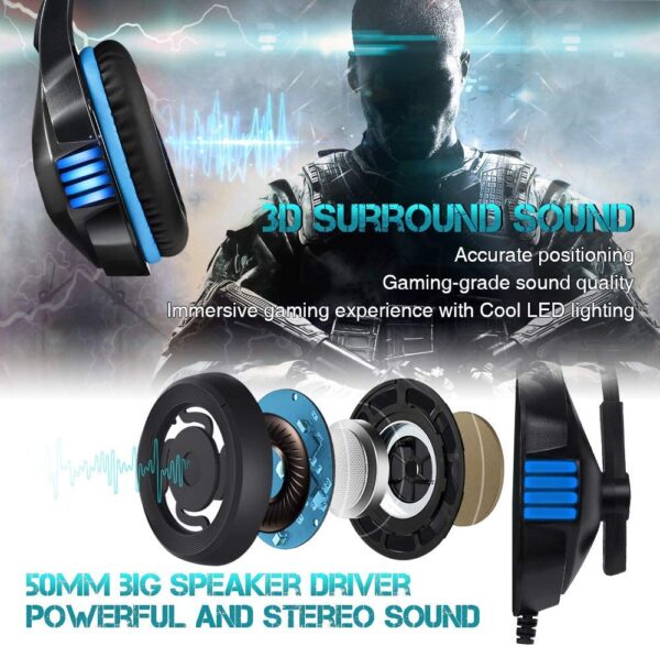 Micolindun Gaming Headphones - Image 3